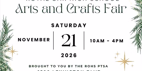 2026 ROHS Arts and Crafts Fair