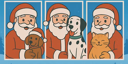 PAWS Pup Pictures with Santa