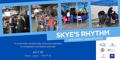 Skye's Rhythm Volunteer Opportunity - BZP Bakersfield
