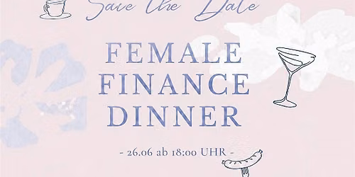 Save the date - Female Finance Dinner
