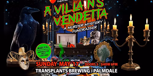 A VILLAIN'S VENDETTA- MURDER MYSTERY FUNDRAISER