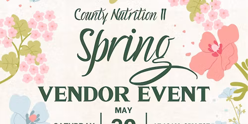 Spring vendor event\ud83c\udf38