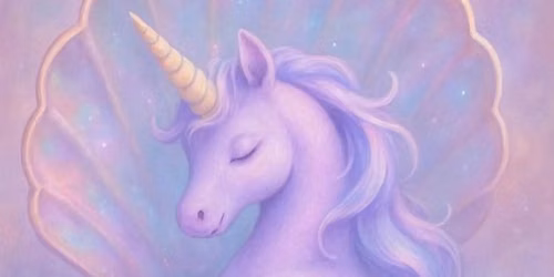 STEP-BY-STEP KIDS CLAMSHELL UNICORN PAINTING WORKSHOP