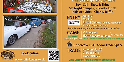 Suffolk Bugrs October 2026 VW Autojumble