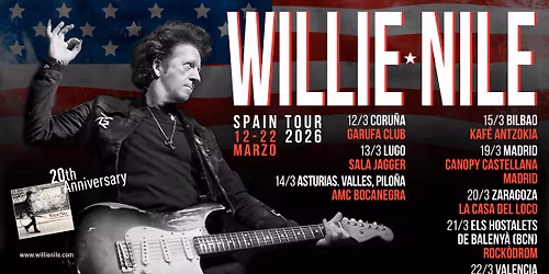Willie Nile en Madrid. Spain Tour 2026