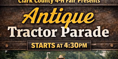Clark County 4-H Antique Tractor Parade