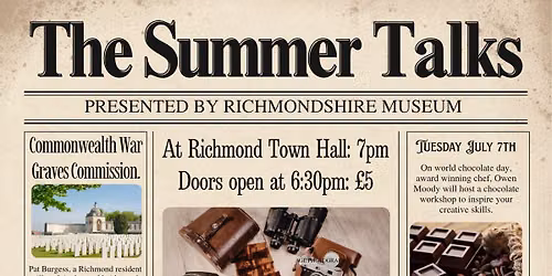 Richmondshire Museum Talk Photographic Memories of Richmond