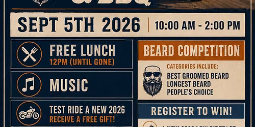 Beards, Bikes & BBQ: World Beard Day at Superstition Harley-Davidson