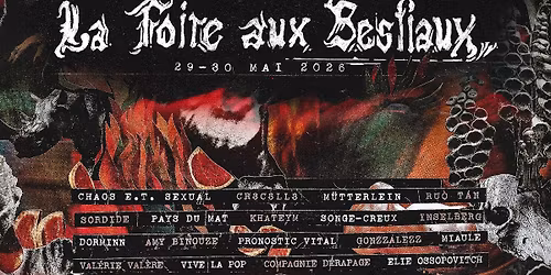 La Foire aux Bestiaux II \u2014 29 + 30 Mai 2026 - COMPLET
