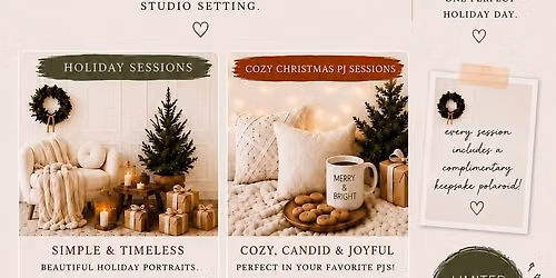 STUDIO HOLIDAY SESSIONS