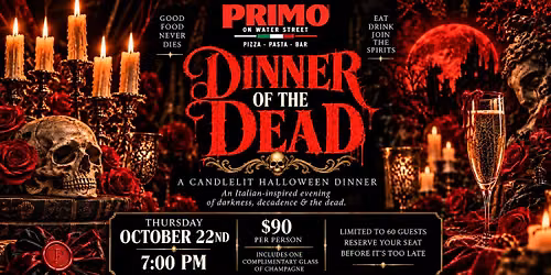 Dinner of the Dead: A Candlelit Halloween Dinner