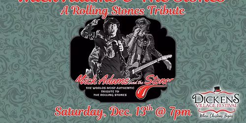🎸 Mick Adams & The Stones – A Rolling Stones Tribute Live at the Dickens Village Festival 🎄