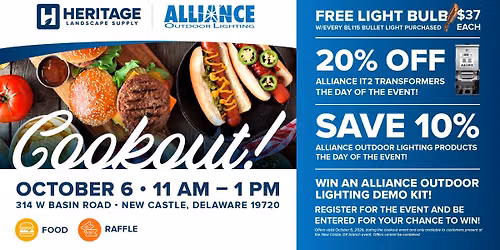 Alliance Outdoor Lighting is coming to HLS Newcastle!
