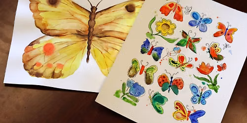 Butterflies: Watercolor Workshop at the Botanical Gardens