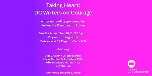 Taking Heart: DC Writers on Courage