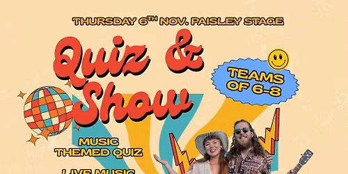 Music Quiz and Show with The Sassy Saddles 