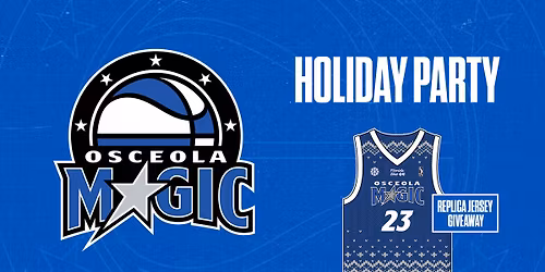 Osceola Magic - Holiday Party + Replica Jersey Giveaway!