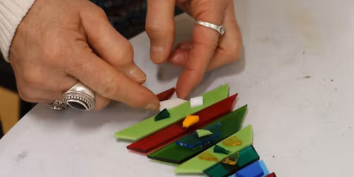 Fused Glass Christmas Ornaments