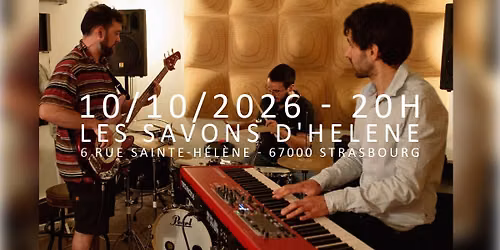 Concert Hypofiz Trio aux Savons d'H\u00e9l\u00e8ne - 10\/10\/2026 20h (Jazz Fusion)