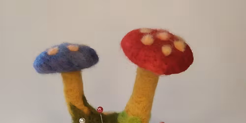 Needle Felting Workshop - Mushroom Pincushion