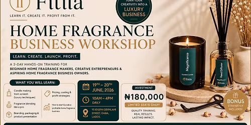 Home Fragrance Business Workshop