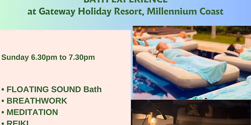 Floating Sound Bath at Gateway Resort 