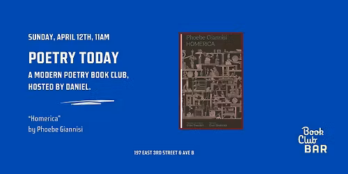 Poetry Today Book Club: "Homerica" by Phoebe Giannisi