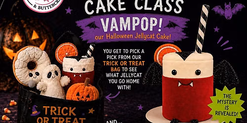Decorate a Halloween Jellycat Cake Class!