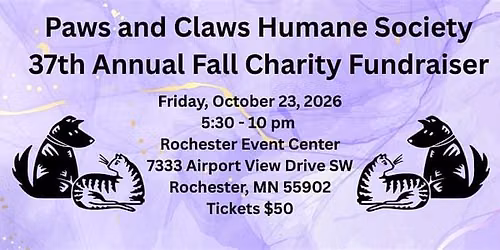Paws and Claws Annual Charity Auction
