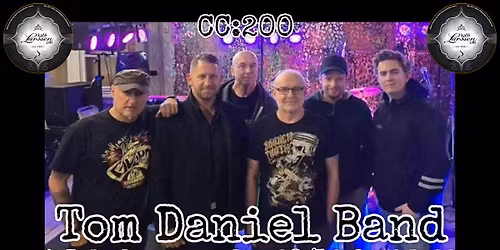 Tom Daniel Band LIVE@Kaf\u00e9 Larssen 4.Juledag - S\u00f8ndag 28\/12 fra kl.22 