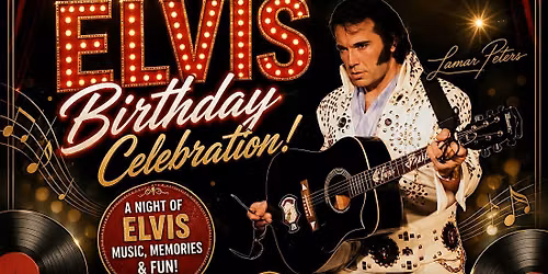 Elvis the King- Lamar Peters & The Great Pretender Show Band