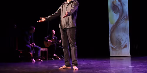 Spectacle "Le Tr\u00e8s-Bas" d'apr\u00e8s le texte de Christian Bobin