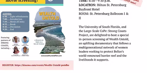 Wealth Untold Documentary Screening in St. Petersburg, FL