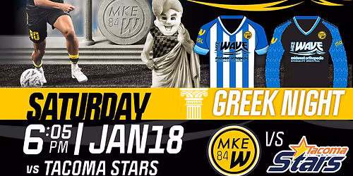 Milwaukee Wave at Tacoma Stars at ShoWare Center