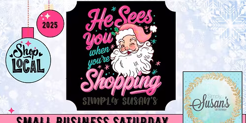 Simply Susan's Small Business Saturday Event