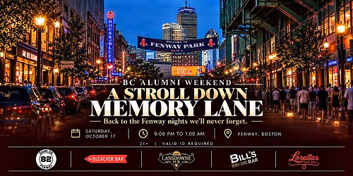 BC ALUMNI WEEKEND ON LANSDOWNE ST