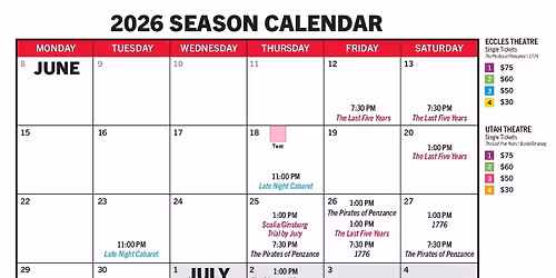 Utah Festival Opera & Musical Theatre: 1776 - The Musical