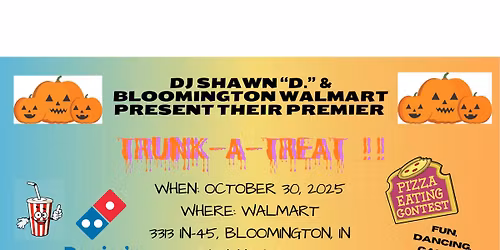 Walmart & DJShawnD's Inaugural Trunk-A-Treat Celebration!