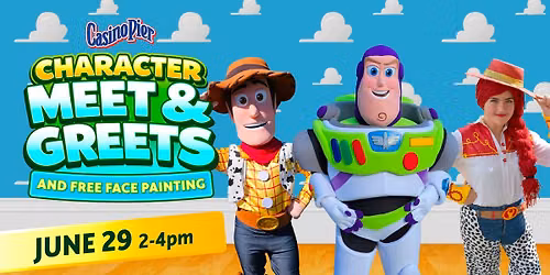 Character Meet & Greets + Face Painting