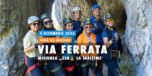 Tur\u0103 de ini\u021biere \u00een Via Ferrata. Baia de Fier, Cheile Galbenului