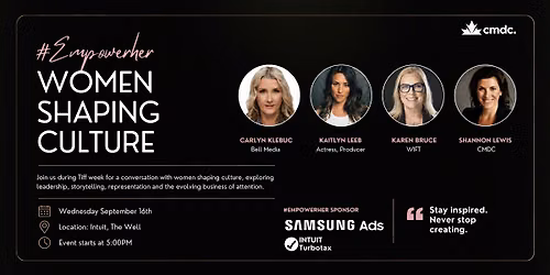 #Empowerher fall event: Women Shaping Culture