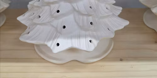 Christmas Tree Ceramic Glazing Class