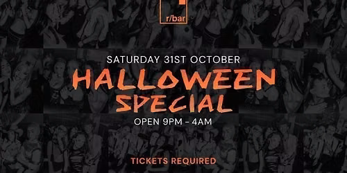 \ud83c\udf83 R\/BAR HALLOWEEN SATURDAY 2026 \ud83c\udf83 