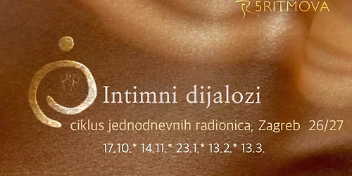 INTIMATE DIALOGUES- ongoing ONEday 5Rhythms workshops
