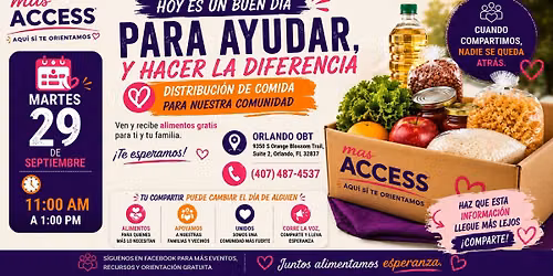 \ud83d\udc9c HOY ES UN BUEN D\u00cdA PARA AYUDAR | Orlando \u2013 29 de Septiembre