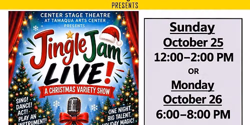 AUDITIONS - Jingle Jam Live! A Christmas Variety Show