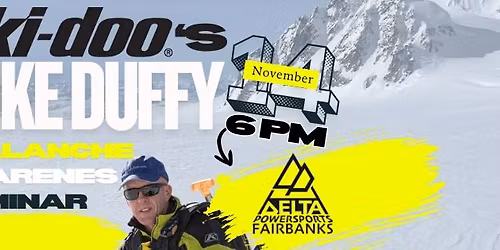 Skidoo\u2019s Mike Duffy \u2013 Avalanche Awareness Seminar Fairbanks