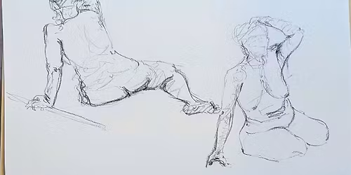 Sunday Skinny Sketch: 3 Hour untutored life drawing