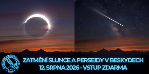 Zatm\u011bn\u00ed Slunce a Perseidy v Beskydech 2026