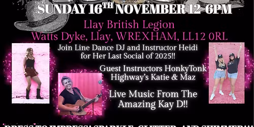 The Great Glitter Getdown - Last Line Dance Social of 2025